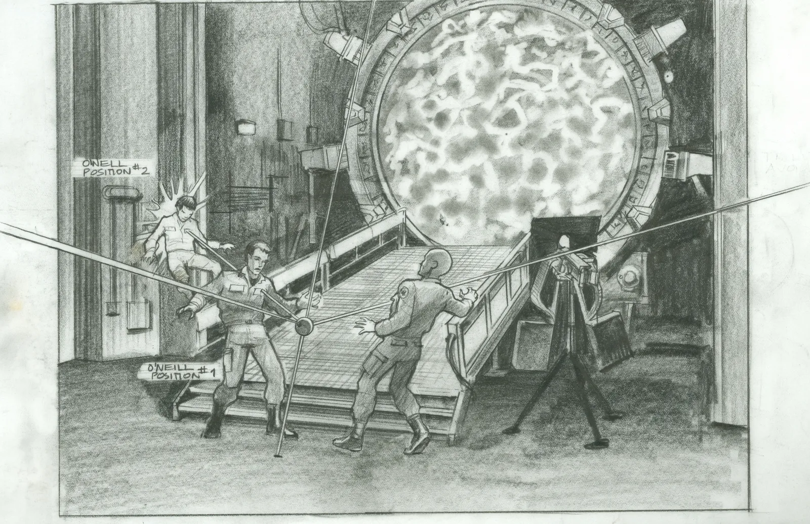 Stargate: SG-1 concept art - "Message in a Bottle"