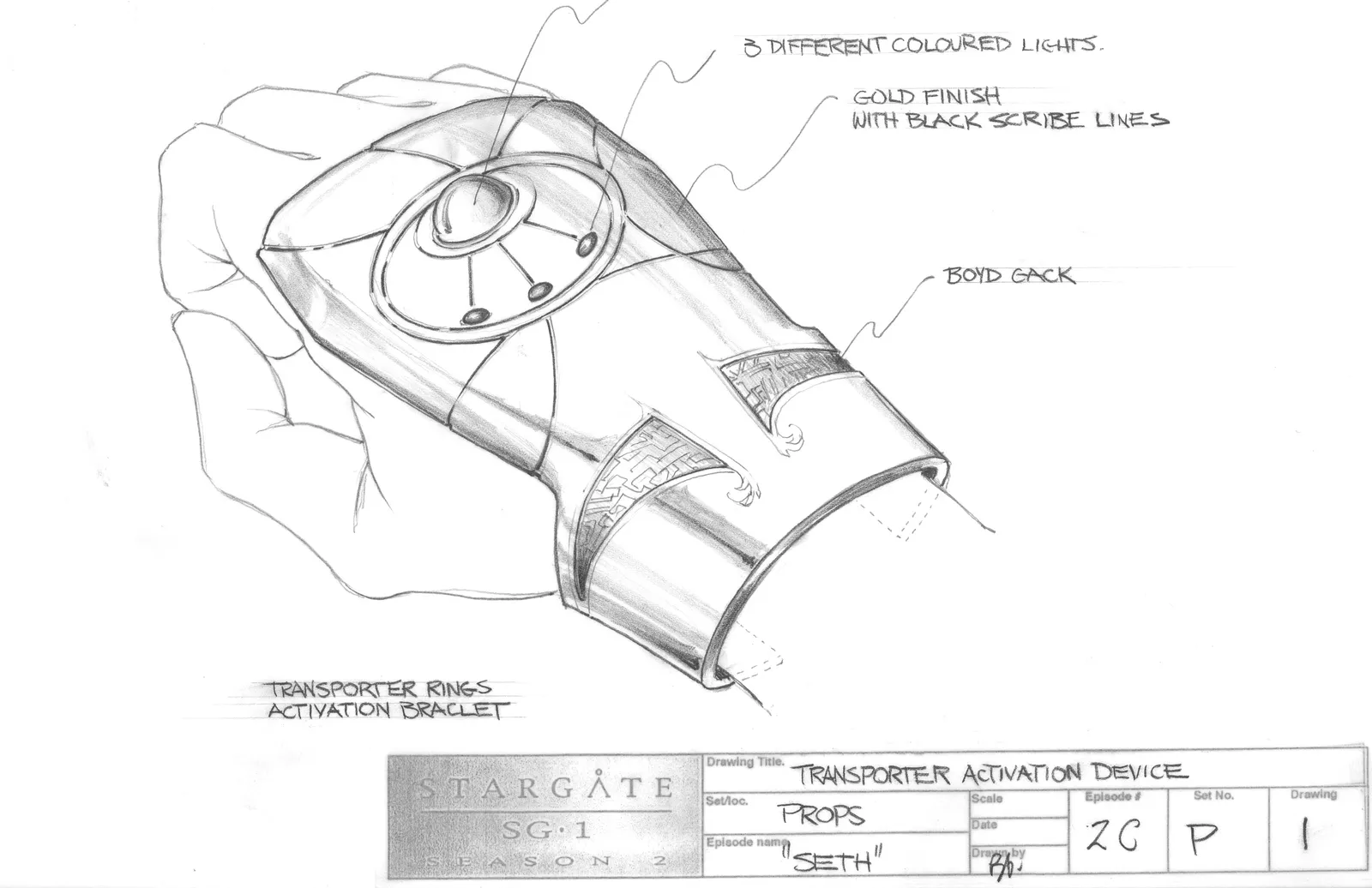 Stargate: SG-1 concept art - "Seth"