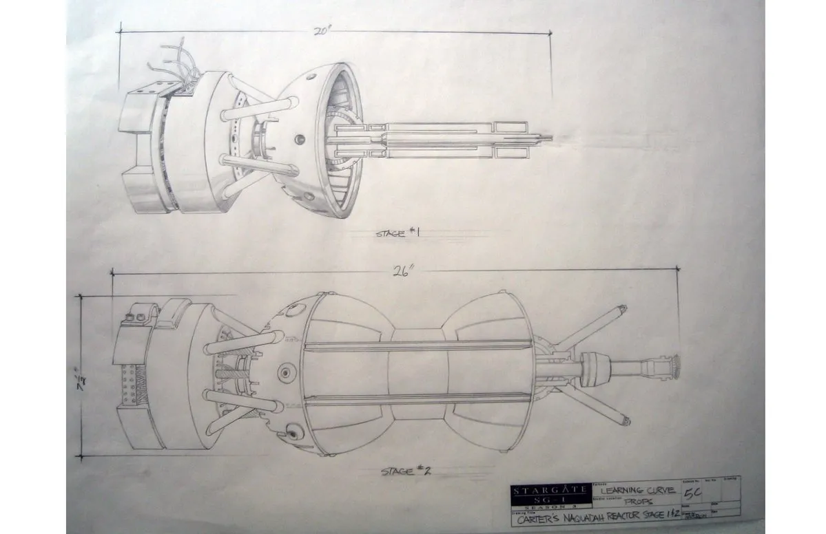 Stargate: SG-1 concept art - Naquadah reactor