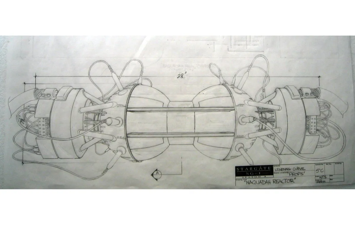 Stargate: SG-1 concept art - Naquadah reactor