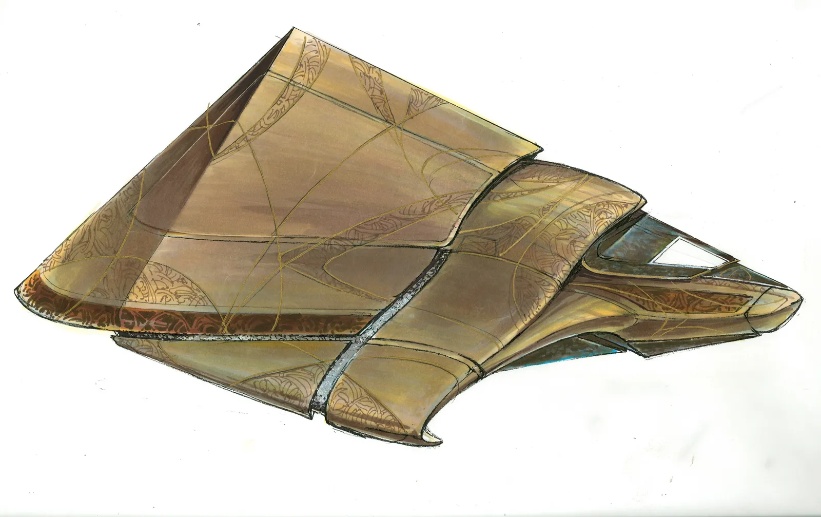 Stargate: SG-1 concept art - The Tel'Tak