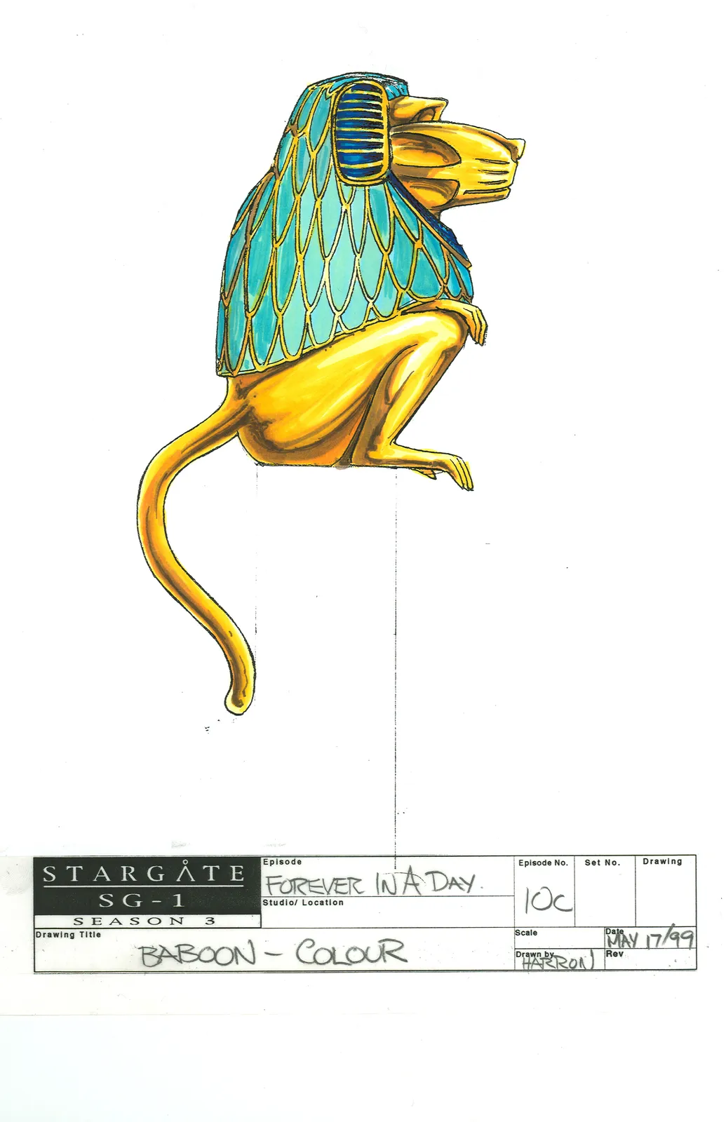 Stargate: SG-1 concept art - "Forever in a Day"