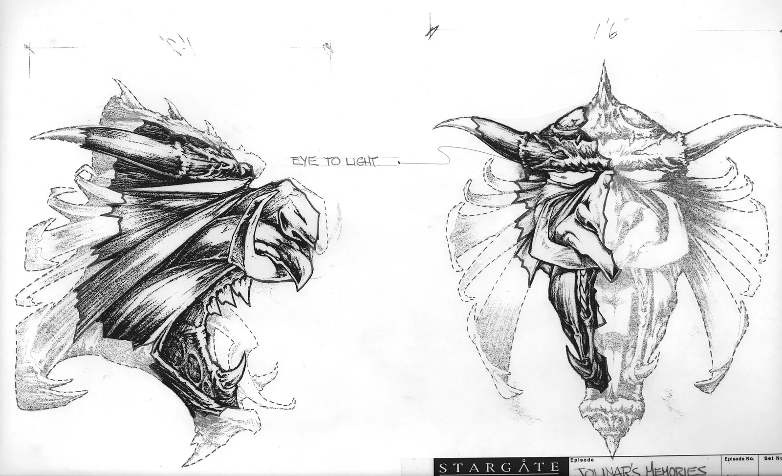 Stargate: SG-1 concept art - "Jolinar's Memories"