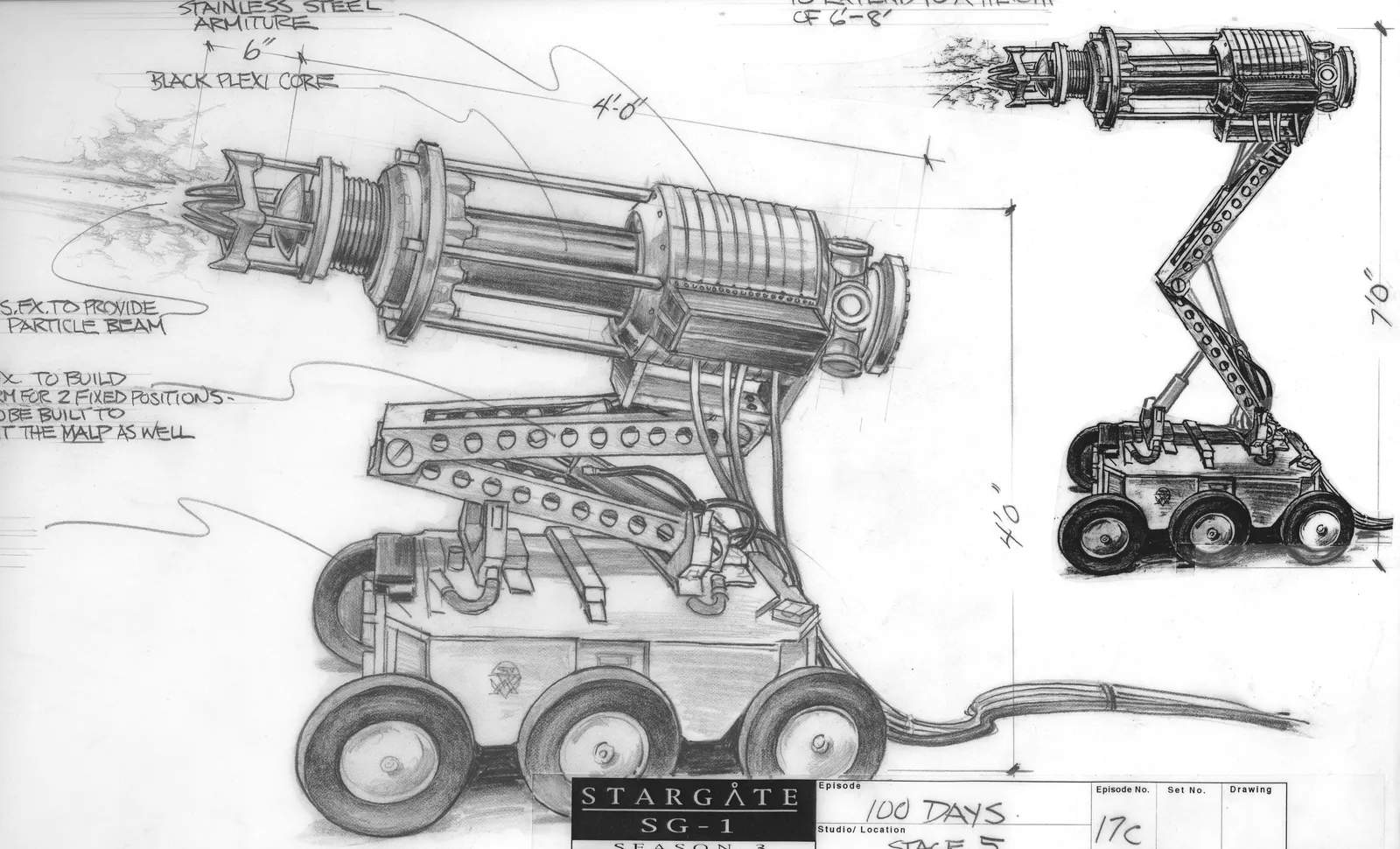 Stargate: SG-1 concept art - "A Hundred Days"