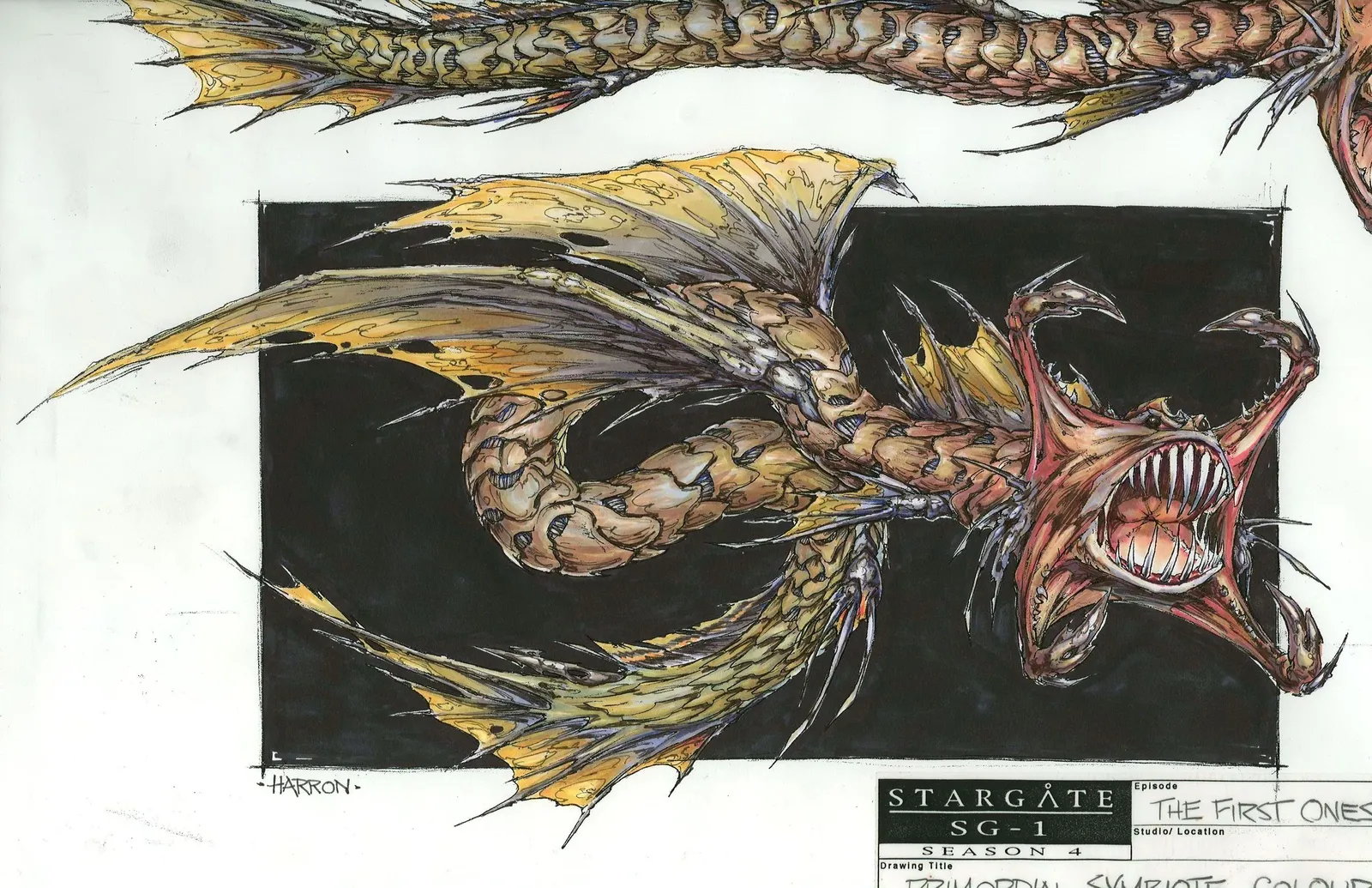Stargate: SG-1 concept art - "The First Ones" (Symbiotes)
