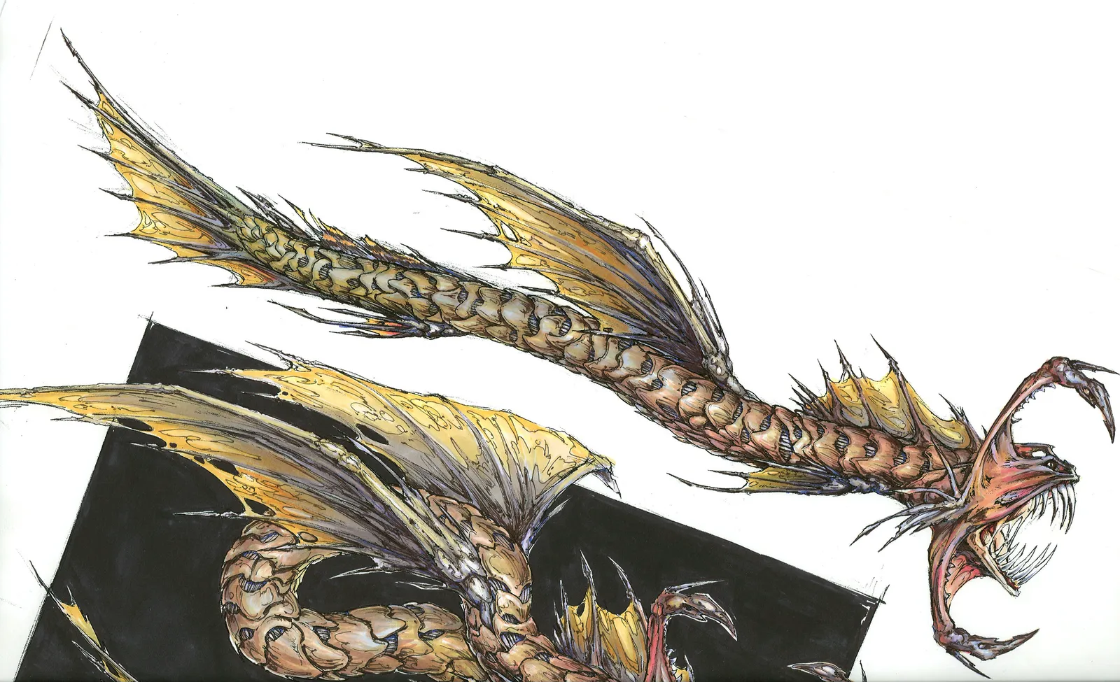 Stargate: SG-1 concept art - "The First Ones" (Symbiotes)