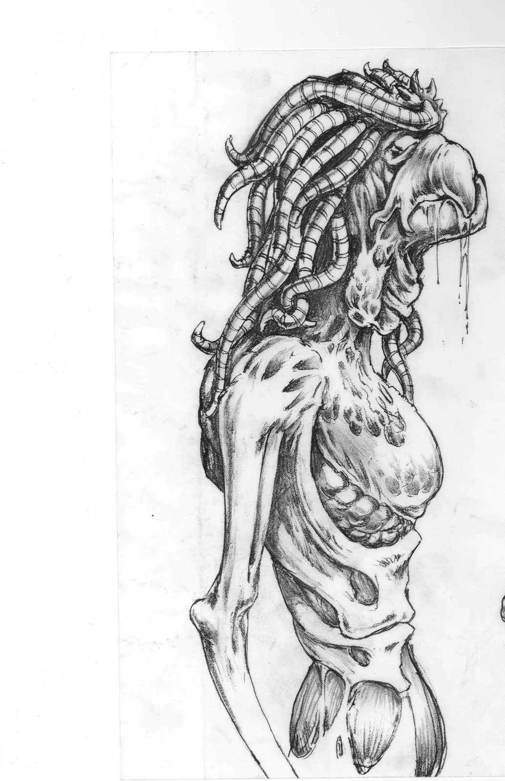 Stargate: SG-1 concept art - "First Man" (Icky Alien)
