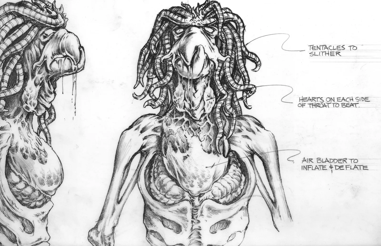 Stargate: SG-1 concept art - "First Man" (Icky Alien)