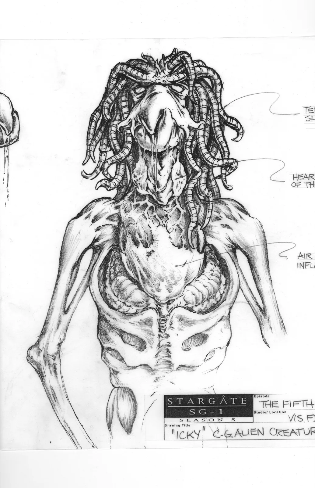 Stargate: SG-1 concept art - "First Man" (Icky Alien)