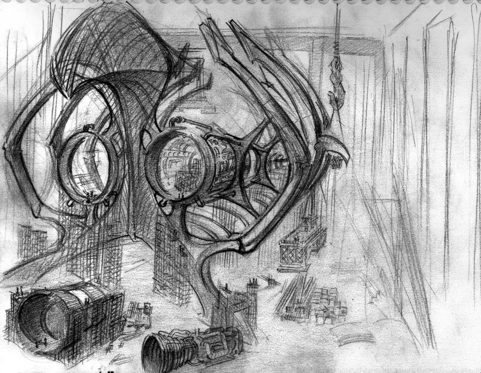 Stargate: SG-1 concept art - "Nightwalkers"