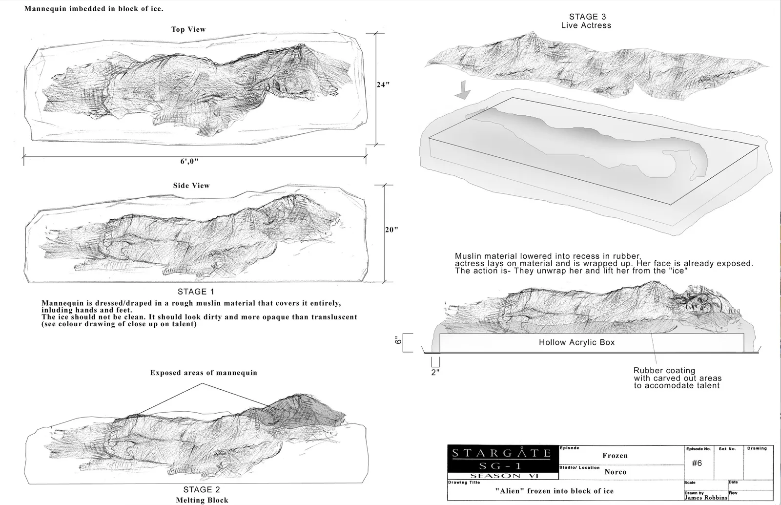 Stargate: SG-1 concept art = "Frozen"