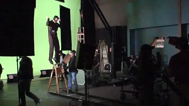 Stargate: Atlantis - behind the scenes (Replicator free fall)