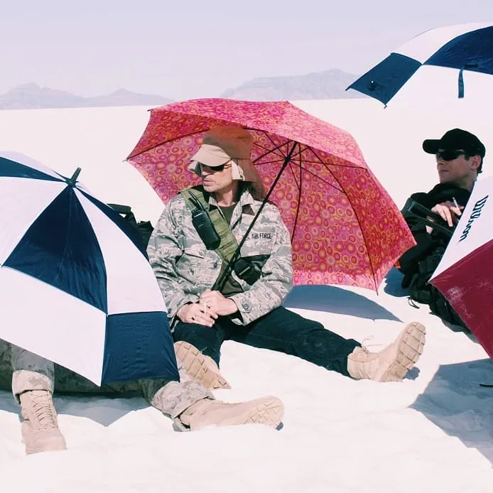 Behind the scenes on Stargate: Universe - shooting at White Sands, New Mexico