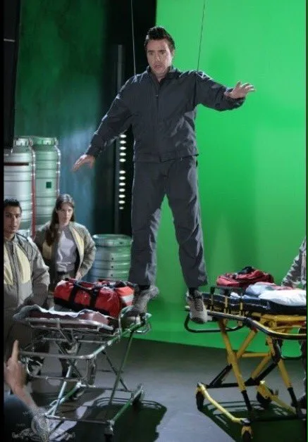 Behind the scenes on Stargate: Atlantis - @PaulyMcGillion's high wire act!