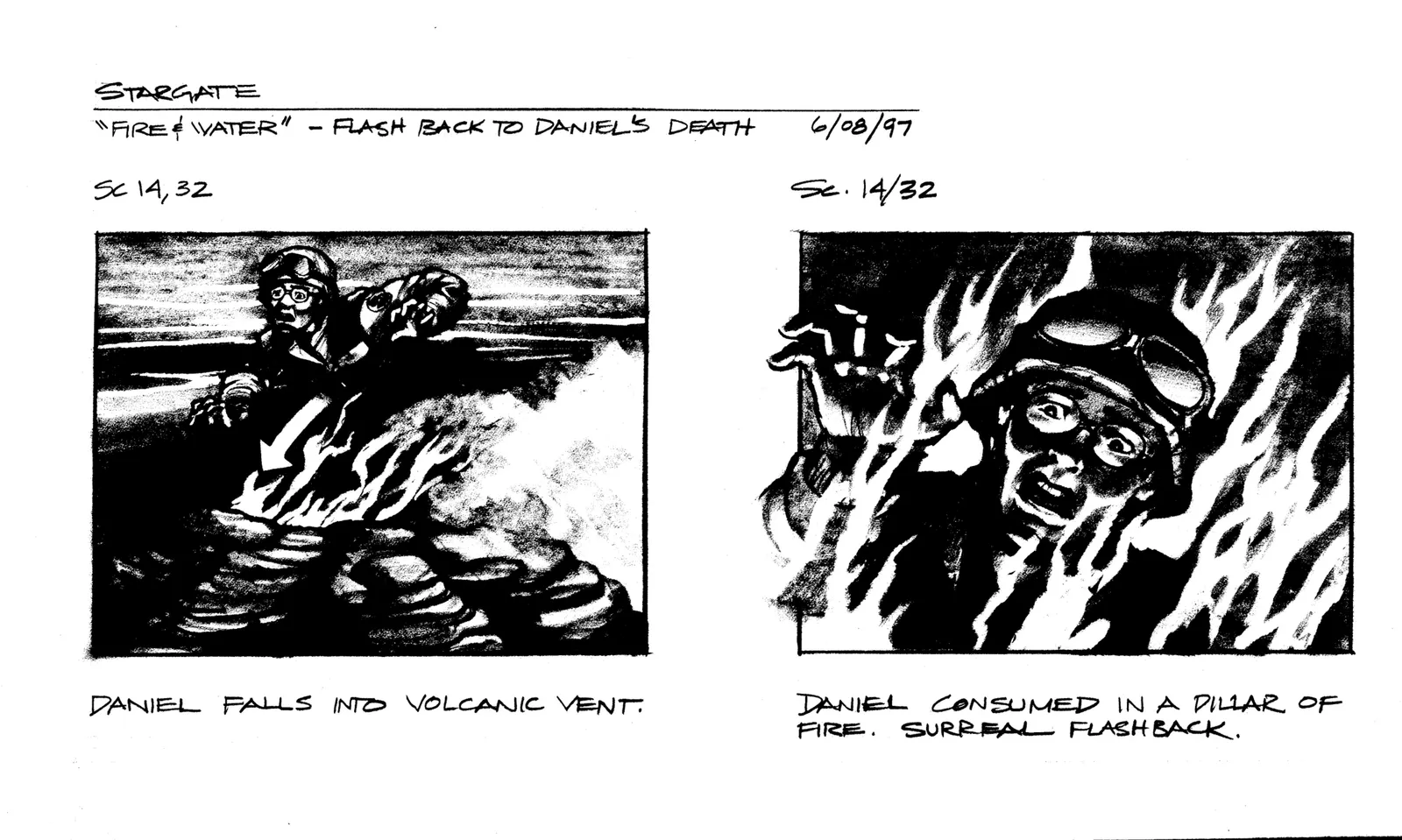 Stargate: SG-1 concept art - "Fire and Water"