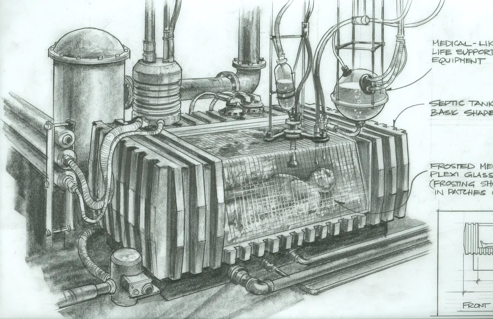Stargate SG-1 concept art - "Tin Man"