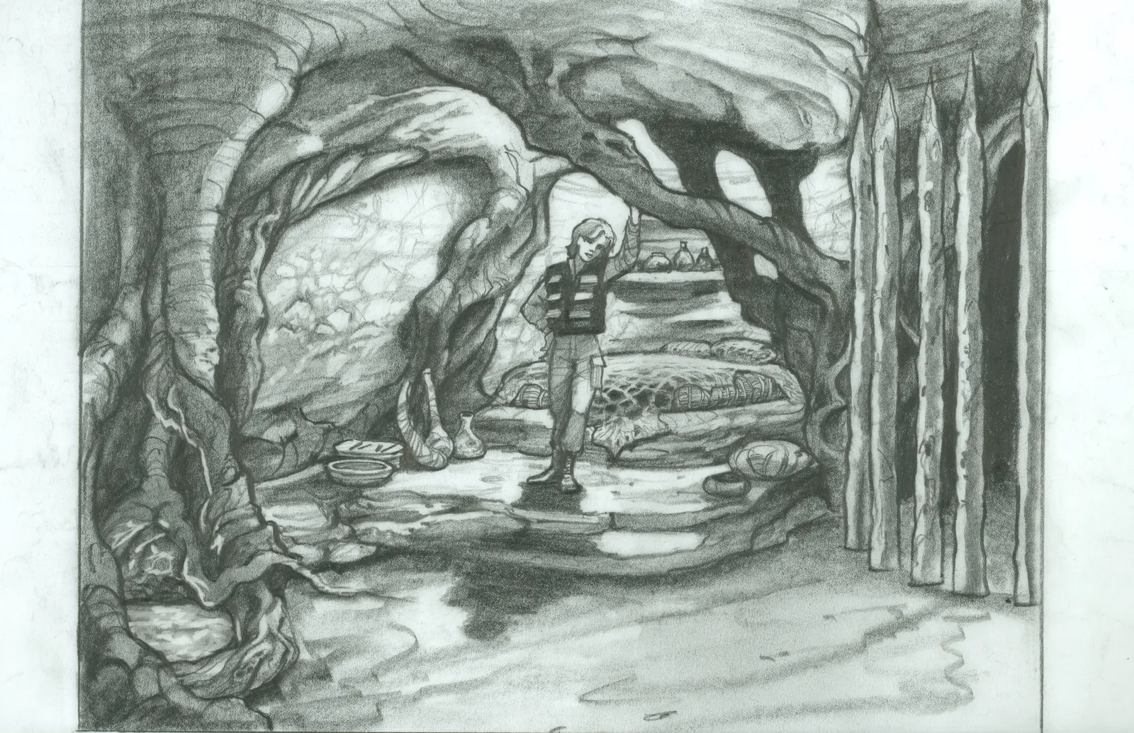 Stargate: SG-1 concept art - Hangin' out with Carter