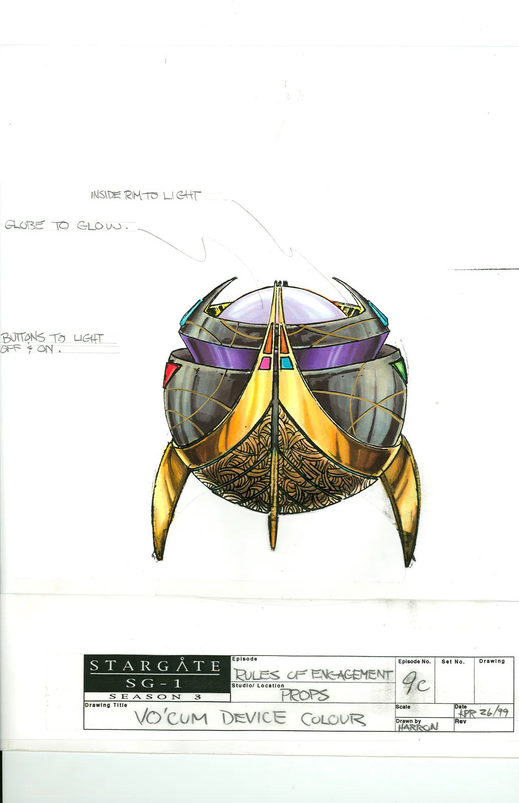 Stargate: SG-1 concept art - "Rules of Engagement"