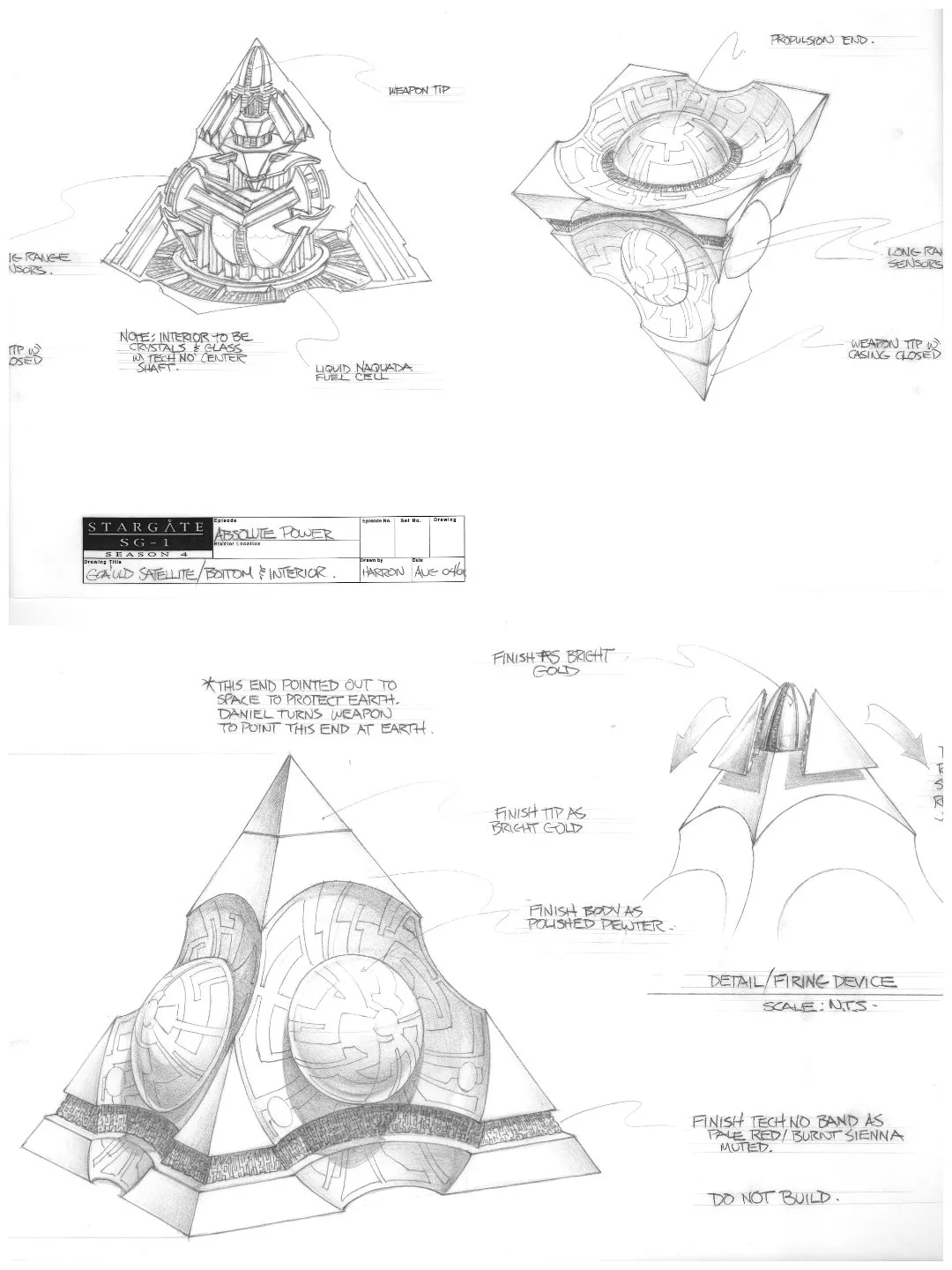 Stargate concept art - "Absolute Power"