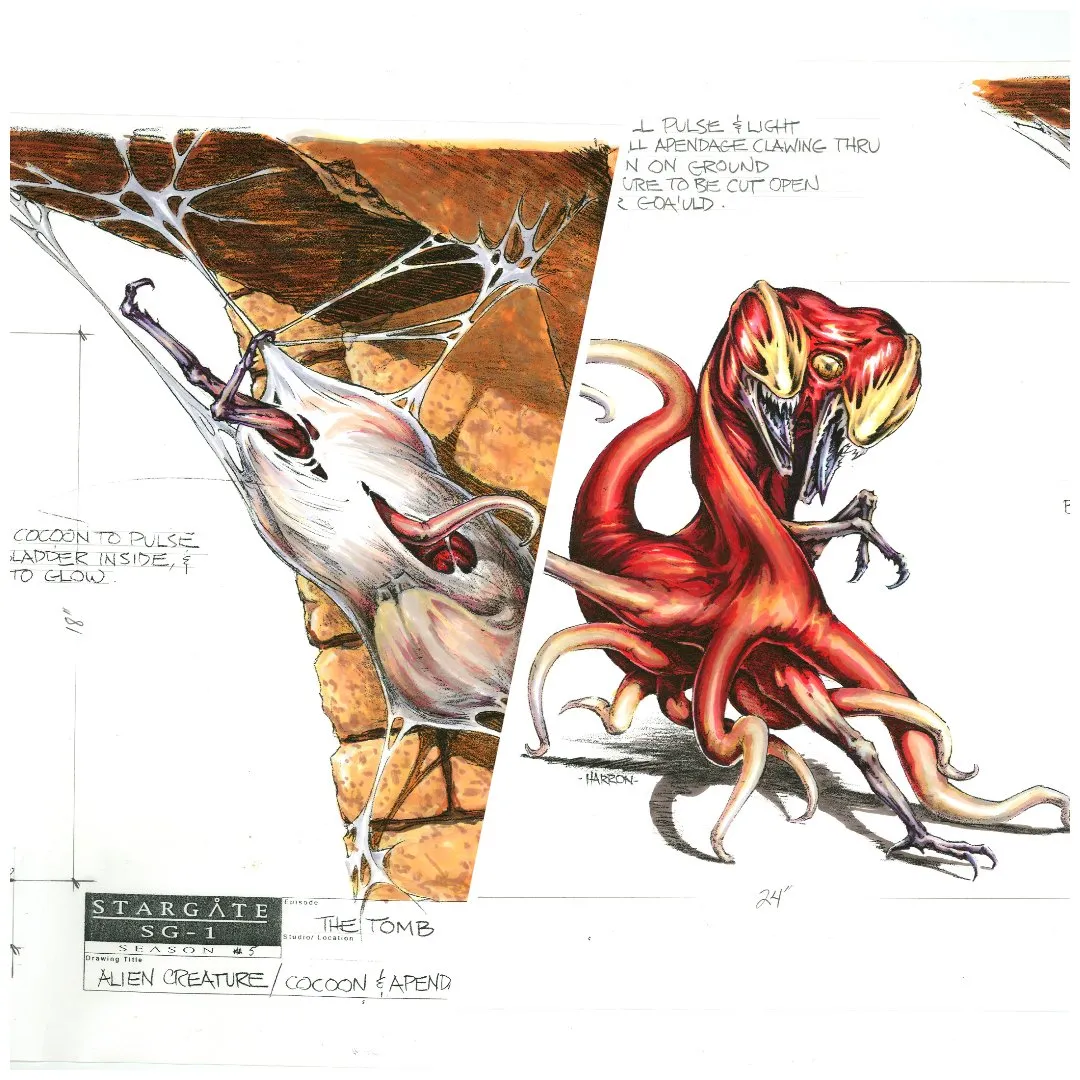 Stargate concept art - "The Tomb"