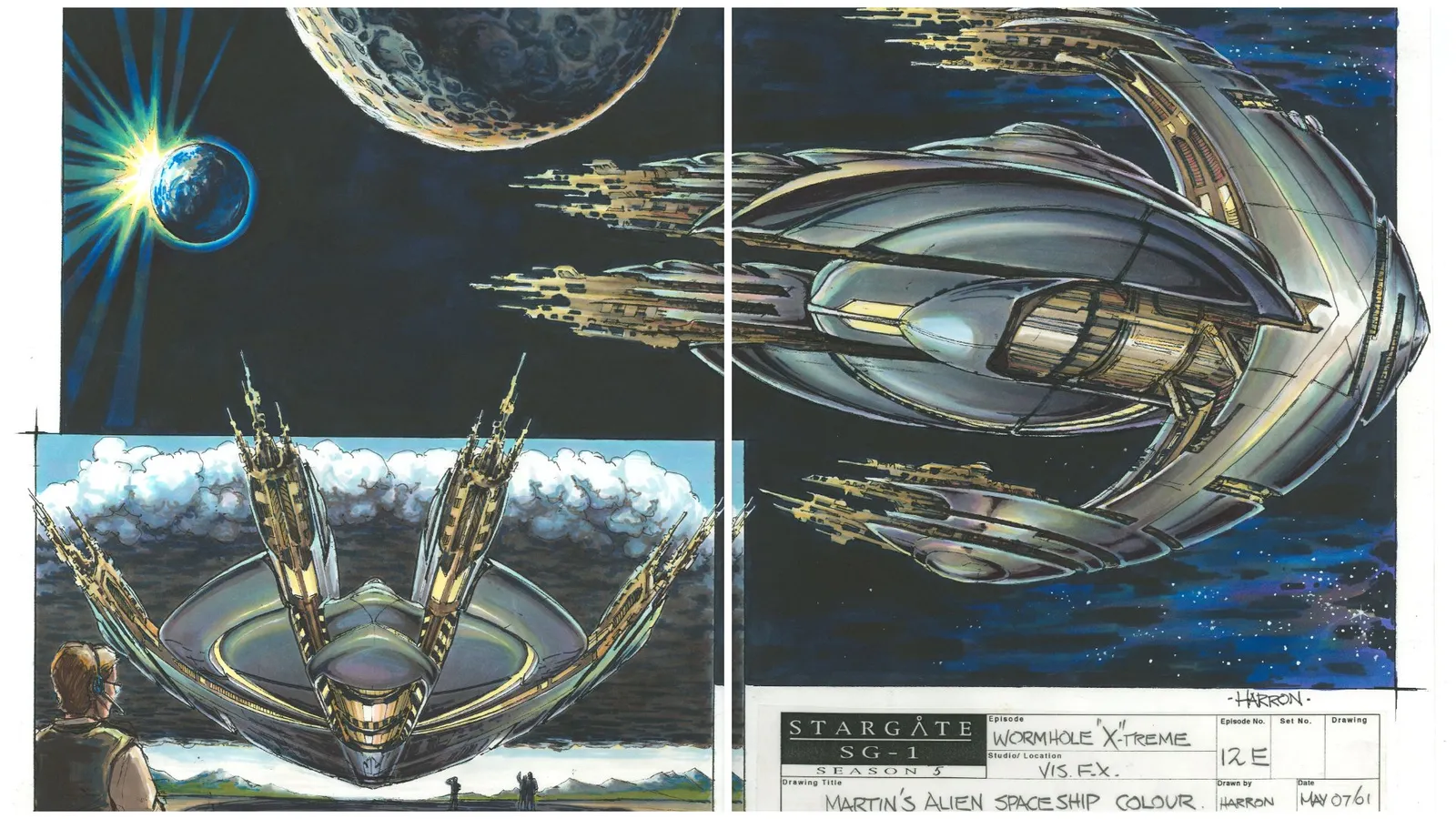 Stargate concept art - "Wormhole X-Treme"