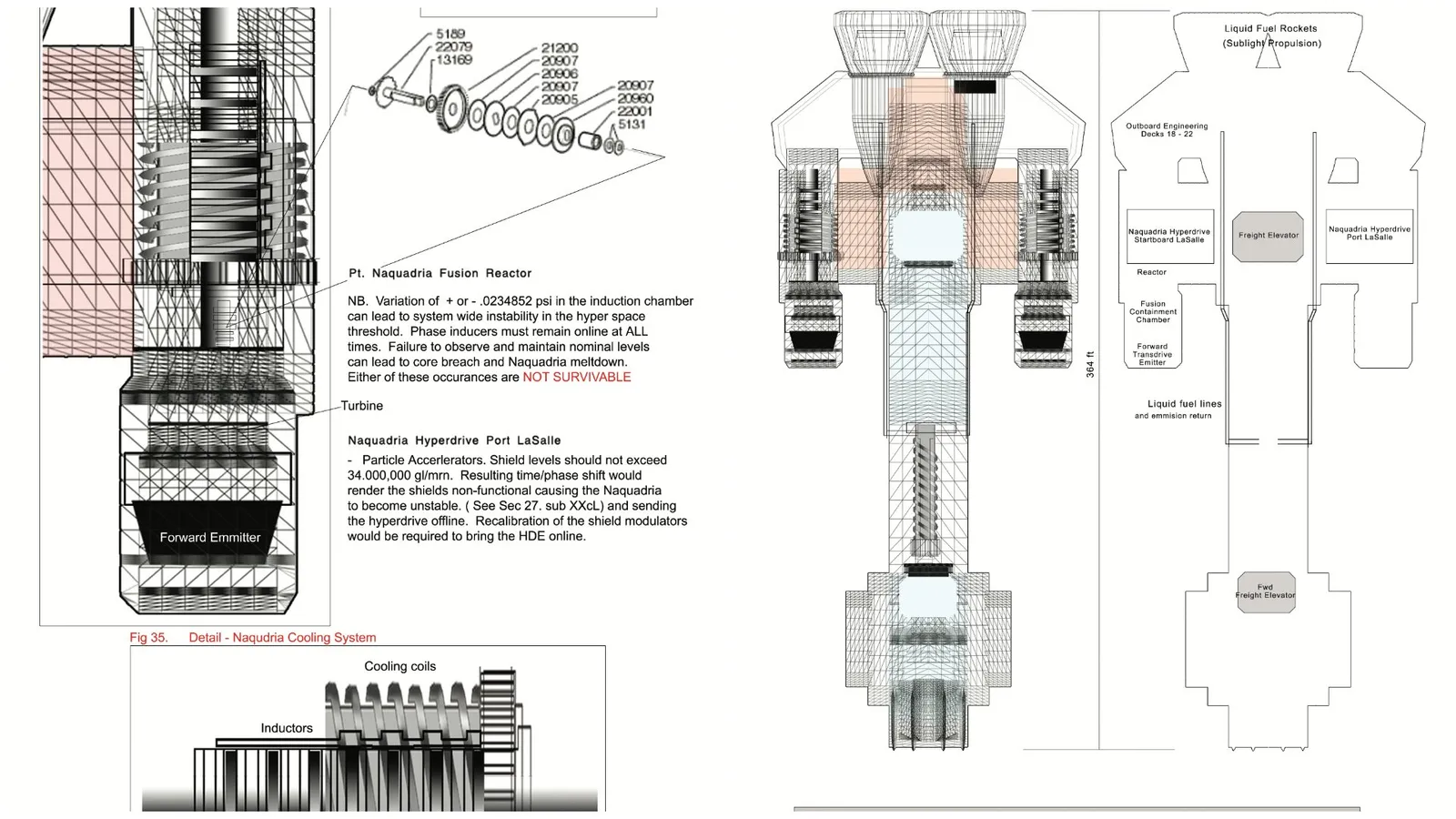 Stargate concept art - Prometheus schematics