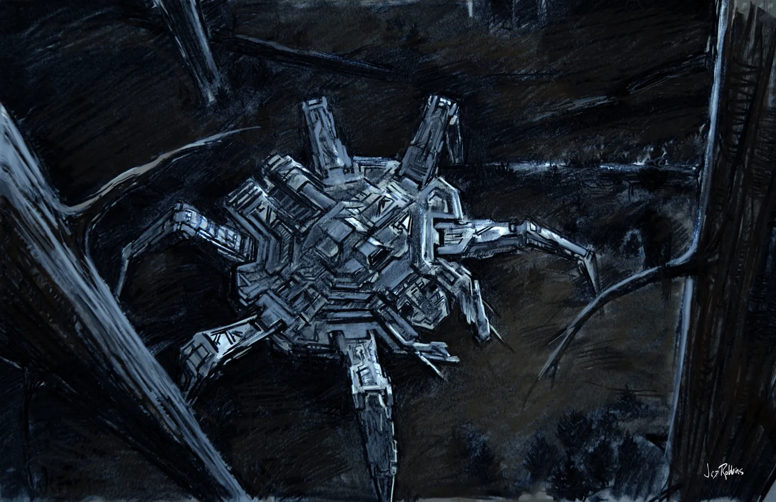 Stargate concept art by James Robbins - "New Order"