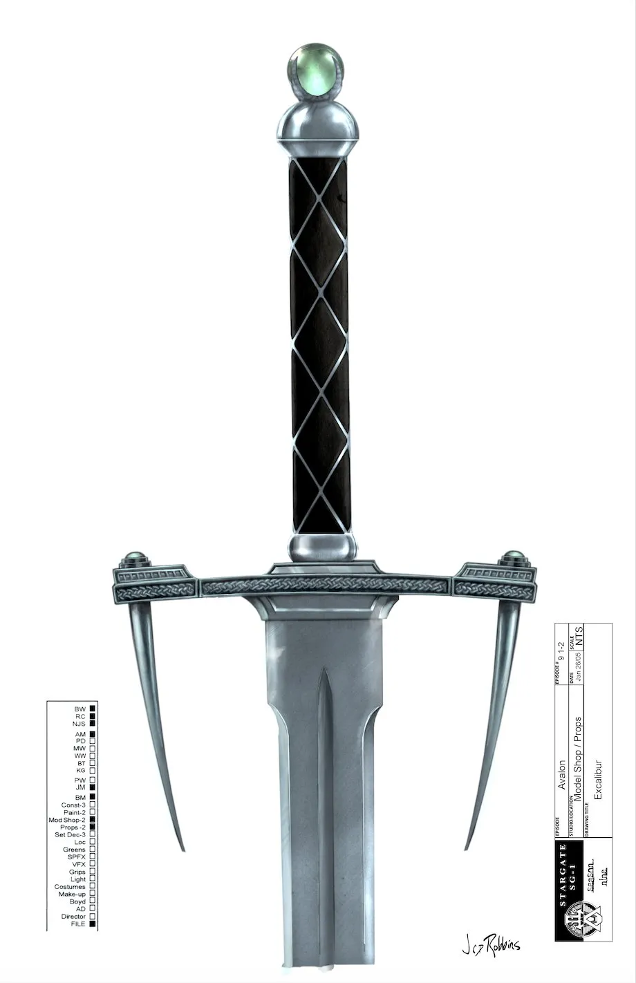Stargate concept art by James Robbins - "Avalon"