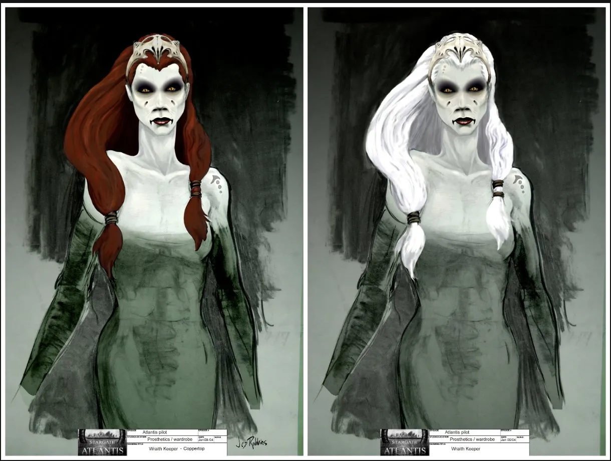 Stargate concept art by James Robbins - Wraith keeper