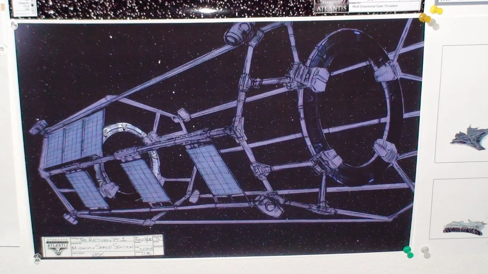 More #StargateAtlantis concept art by Production Designer James Robbins. #SGA #Stargate #SciFi