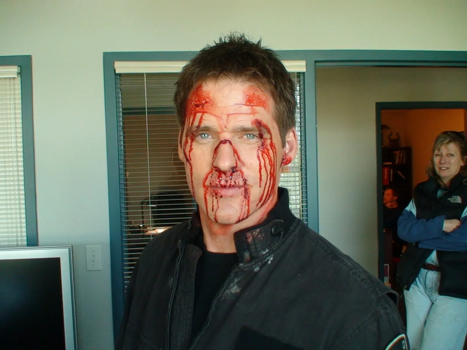 #Stargate BTS "Hanging around the production offices" #StargateSG1 #SG1