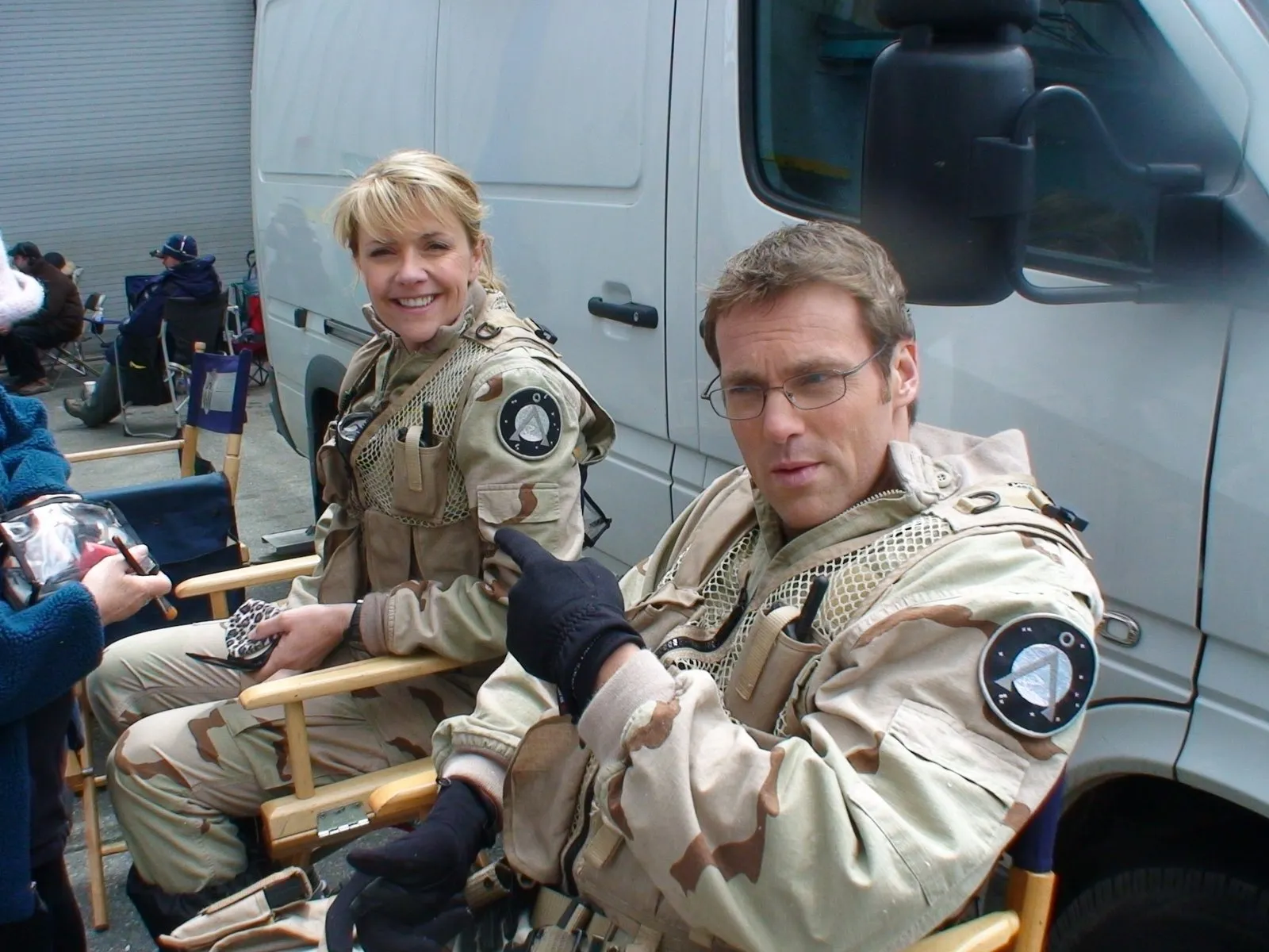 Behind the scenes on #StargateContinuum #Stargate #SG1 C-c-c-c-cold!