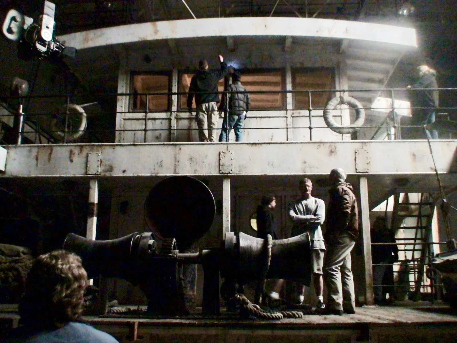 Behind the scenes on #StargateContinuum #Stargate #SG1 C-c-c-c-cold!