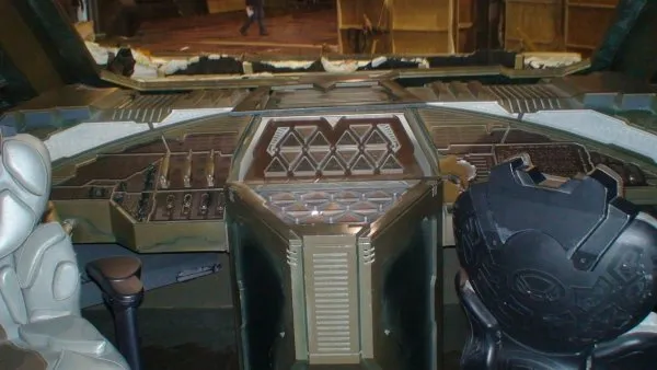 Stargate: Atlantis behind the scenes. The puddle jumper interior. #DialHomeTest