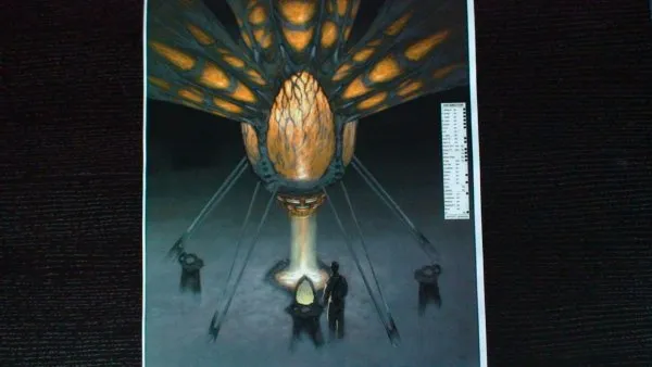 Stargate: Atlantis behind the scenes. Concept Art by James Robbins #DialHomeTest