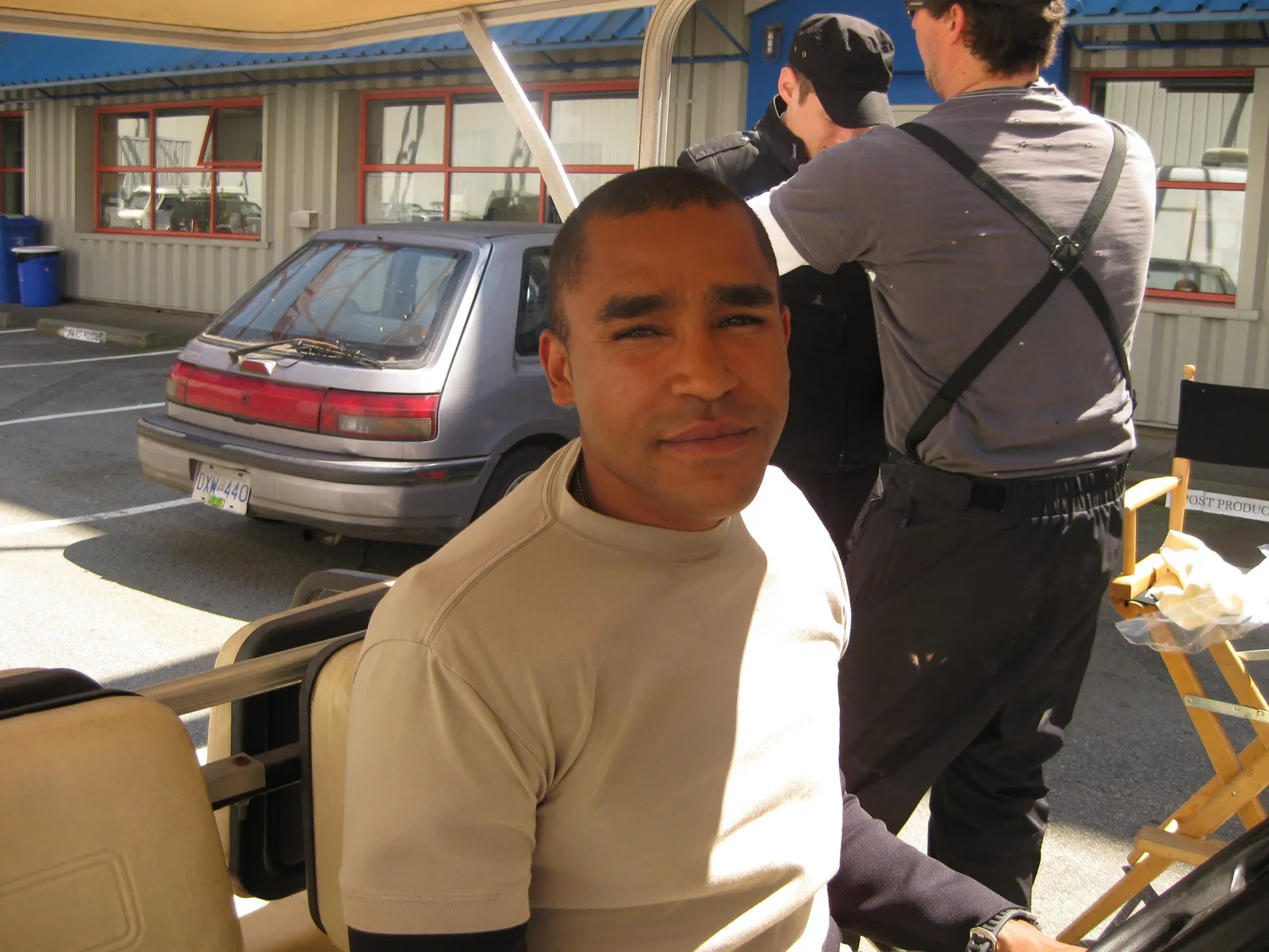 Behind the scenes on Stargate: Universe @DavidBlue @JoshBlacker Jamil Walker Smith and @BrianJacobSmith @MGMTelevision…