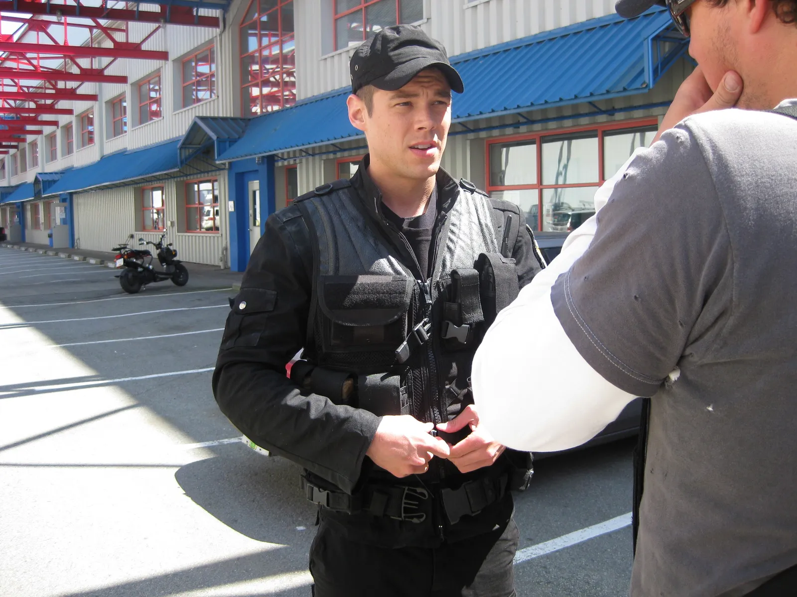 Behind the scenes on Stargate: Universe @DavidBlue @JoshBlacker Jamil Walker Smith and @BrianJacobSmith @MGMTelevision…