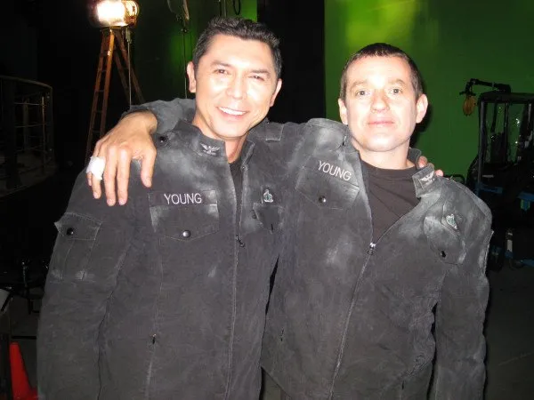 Best of buddies! @LouDPhillips and Louis Ferreira. Stargate: Universe BTS! @MGMTelevision @MGM_Studios @stargatecommand…