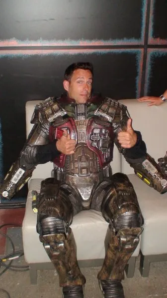 Stargate: Atlantis BTS - @JamesBamford decompresses @MGMTelevision @MGM_Studios @stargatecommand #StargateAlive