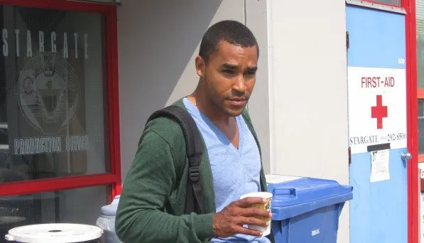 Stargate: Universe BTS - Jamil Walker Smith out and about @MGMTelevision @MGM_Studios @stargatecommand #StargateAlive