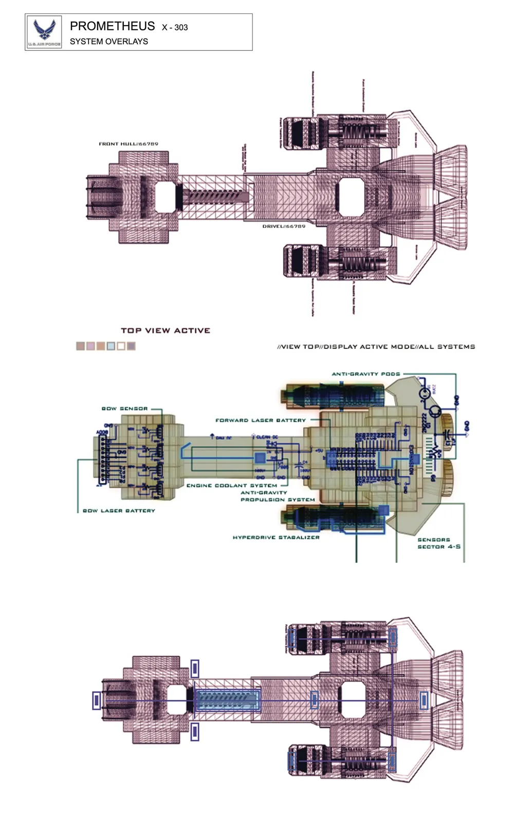 Stargate: SG-1 Prometheus schematics! Concept art by James Robbins @MGMTelevision @MGM_Studios @stargatecommand…