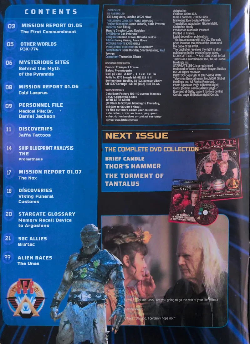 Stargate SG-1 n°2, p. 2-3